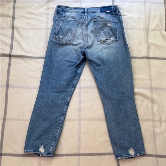 MOTHER The Tomcat Distressed Jeans Size 29 - Picture 3 of 16